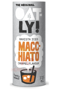 Oatly Barista Iced Macchiato – rastlinná ovsená ľadová káva s Arabica kávou a karamelom (235ml) Obrázok pre Oatly Barista Iced Macchiato – rastlinná ovsená ľadová káva s Arabica kávou a karamelom (235ml)