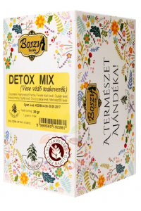 Boszy čaj Detox Mix porciovaná bylinná čajová zmes na obličky a močové cesty (20ks) Obrázok pre Boszy čaj Detox Mix porciovaná bylinná čajová zmes na obličky a močové cesty (20ks)