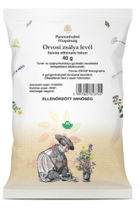 Pannonhalmi čaj Šalvia lekárska list (40g) Obrázok pre Pannonhalmi čaj Šalvia lekárska list (40g)