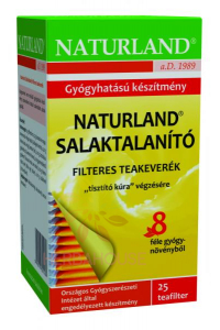 Obrázok pre Naturland Porciovaný detoxikačný bylinný čaj pre očistu organizmu a odvodnenie (25ks)