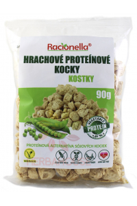 Obrázok pre Racionella Bezlepkové hrachové proteínové kocky (90g) 