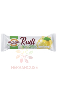 Obrázok pre Cerbona Rudi Vegan Bezlepková Ovsená tyčinka celomáčaná s citrónovou plnkou (30g)