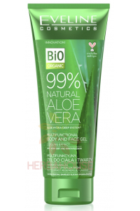 Eveline Bio 99% Aloe Vera hydratačný gél na telo a tvár (250ml) Obrázok pre Eveline Bio 99% Aloe Vera hydratačný gél na telo a tvár (250ml)