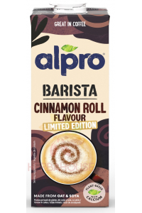 Obrázok pre Alpro Barista Ovsený a sójový nápoj s príchuťou škoricového slimáka (1000ml)