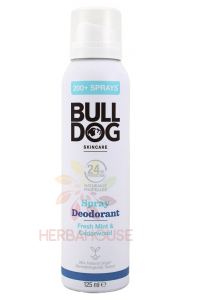 Obrázok pre BullDog Fresh Mint & Cedarwood pánsky deodorant v spreji (125ml)