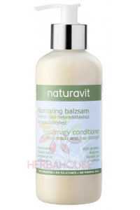 Naturavit Rozmarínový balzam na vlasy s keratínom a kyselinou hyalurónovou (300ml) Obrázok pre Naturavit Rozmarínový balzam na vlasy s keratínom a kyselinou hyalurónovou (300ml)