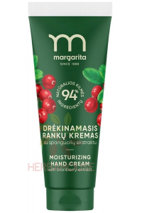 Margarita Hydratačný krém na ruky s brusnicovým extraktom a ovsom (75ml) Obrázok pre Margarita Hydratačný krém na ruky s brusnicovým extraktom a ovsom (75ml)