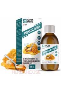 Obrázok pre Natur Tanya Propolis Junior sirup s propolisom, acerolu, vitamínom C, tymianom, echinaceou a eukalyptovým medom (100ml)