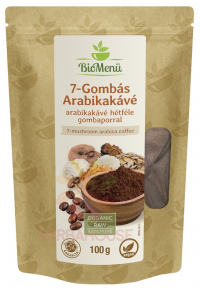 Obrázok pre BioMenü Bio instantná bio arabica káva so 7 druhmi húb (100g)