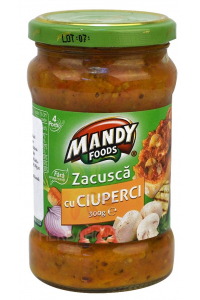 Obrázok pre Mandy Zakuska zeleninová nátierka s baklažánom a hubami (300g)