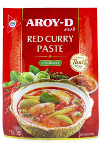 Obrázok pre Aroy-D Červená kari pasta (50g)