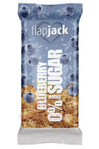 FlapJack ZERO Ovsená tyčinka s čučoriedkami bez pridaného cukru (100g) Obrázok pre FlapJack ZERO Ovsená tyčinka s čučoriedkami bez pridaného cukru (100g)