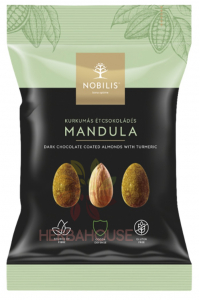 Nobilis Mandle v horkej čokoláde s kurkumou a citrónom (50g) Obrázok pre Nobilis Mandle v horkej čokoláde s kurkumou a citrónom (50g)