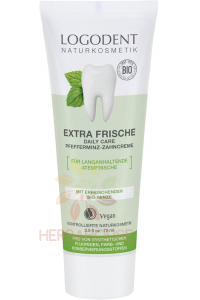 Obrázok pre Logodent Extra Frische Prírodná zubná pasta s mätou piepornou bez fluoridu (75ml)