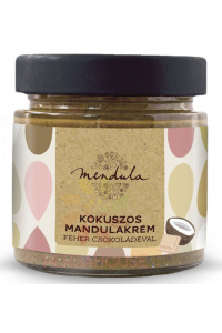 Mendula Mandľový krém s kokosom a bielou čokoládou (180g) Obrázok pre Mendula Mandľový krém s kokosom a bielou čokoládou (180g)