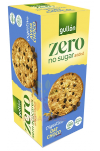 Gullón Zero Digestive Avena Choco ovsené sušienky s čokoládou bez pridaného cukru (255g) Obrázok pre Gullón Zero Digestive Avena Choco ovsené sušienky s čokoládou bez pridaného cukru (255g)