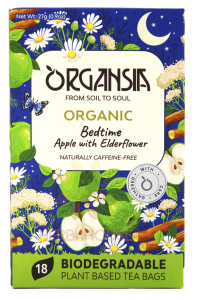 Organsia Bio Bed Time Apple & Elderflower – bylinný čaj s jablkom, bazou a ašvagandou (18ks) Obrázok pre Organsia Bio Bed Time Apple & Elderflower – bylinný čaj s jablkom, bazou a ašvagandou (18ks)