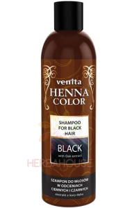 Obrázok pre Venita ​Henna Color Shampoo, šampón na čierne a tmavé vlasy (250ml)