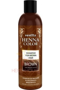 Obrázok pre Venita ​Henna color shampoo, šampón na hnedé a tmavé vlasy (250ml)