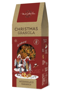 Obrázok pre Mendula Bezlepková granola s perníkovým korením a pomarančom (250g)