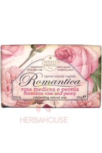 Obrázok pre Nesti Dante Romantica mydlo ruža a pivonka (250g)