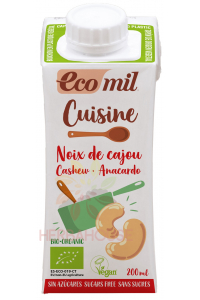 Obrázok pre Ecomil Bio Kešu smotana (200ml)