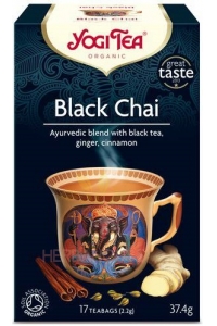 Obrázok pre Yogi Tea® Black Chai Bio Ajurvédsky čierny čaj  zázvor, škorica  (17ks)