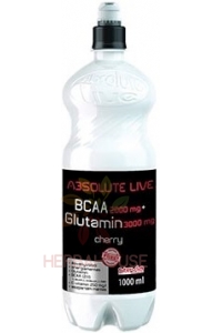 Obrázok pre Absolute Live BCAA Glutamín nesýtený nápoj s višňovou príchuťou bez cukru (1000ml)