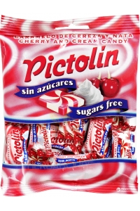 Obrázok pre Pictolin Dia smotanovo-čerešňové cukríky so sladidlom (65g)