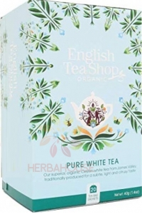 Obrázok pre English Tea Shop Bio Biely čaj porciovaný (20ks)