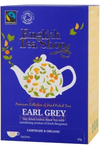 Obrázok pre English Tea Shop Bio Čierny čaj Earl Grey s bergamotom (20ks)