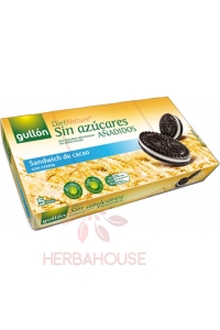 Obrázok pre Gullón Twins kakaové sušienky plnené krémom s vanilkovou príchuťou bez cukru (210g)