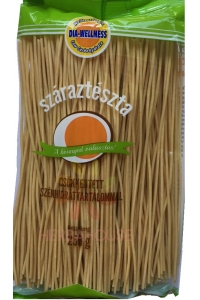 Obrázok pre Dia-Wellness Vaječné cestoviny špagety so zníženým obsahom sacharidov (250g)