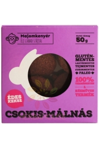 Obrázok pre Majomkenyér Bezlepkové sušienky čokoláda malina (50g)