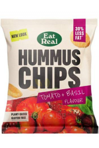 Obrázok pre EatReal Hummus chipsy s príchuťou - paradajka a bazalka (45g)