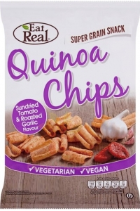 Obrázok pre EatReal Quinoa chipsy sušené paradajky a pečený cesnak (30g)