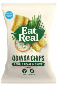 Obrázok pre EatReal Quinoa chipsy smotana pažítka (30g)