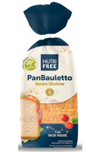 Obrázok pre Nutri Free Pan Bauletto Bezlepkový krájaný svetlý chlieb (300g)