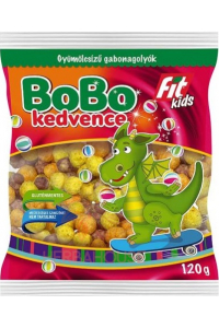 Obrázok pre Fit Kids Bobo bezlepkové obilninové guličky s ovocnou príchuťou (120g)
