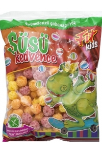 Obrázok pre Fit Kids Süsü bezlepkové obilninové guličky s ovocnou príchuťou (120g)