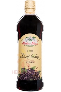 Obrázok pre Méhes Mézes Sirup z plodov bazy čiernej s cukrom a medom (500ml)