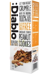 Obrázok pre Diablo Cookies sušienky čokoládovo arašidové bez cukru (150g)