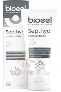 Obrázok pre Bioeel Septhyol krém s ichtyolom 10% – protizápalová masť na akné, seboreu a rosaceu (30g) 