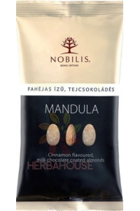 Obrázok pre Nobilis Mandle v mliečnej čokoláde so škoricou (100g)