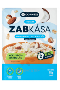 Obrázok pre Cornexi Ovsená kaša kokosovo mandľová s chia semienkami bez cukru so sladidlom (55g)