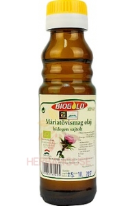 Obrázok pre Biogold Bio Olej zo semien Pestreca mariánskeho lisovaný za studena (100ml)