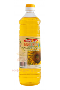 Obrázok pre Biogold Bio Slnečnicový olej lisovaný za studena - bez vône (1000ml)