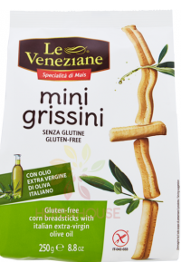 Obrázok pre Le Veneziane Bezlepkové Mini Grissini tyčinky (250g)
