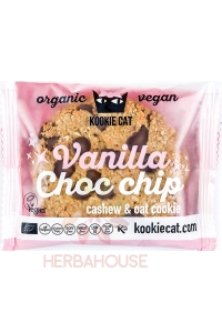 Obrázok pre Kookie Cat Bio Bezlepkové Cookie vanilka čokoláda (50g) 