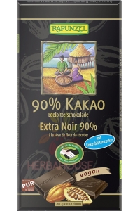 Obrázok pre Rapunzel Bio Horká čokoláda 90% s kokosovým cukrom (80g)